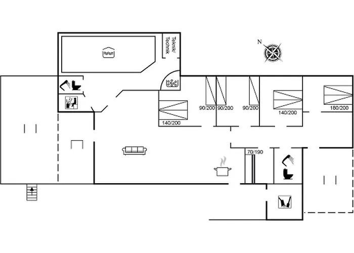 Maylin - 350m From The Sea By Interhome * 博恩瑟